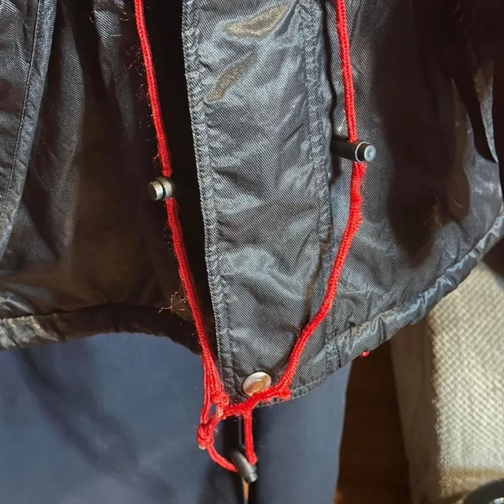 Marlboro Men's Black and Red Coat